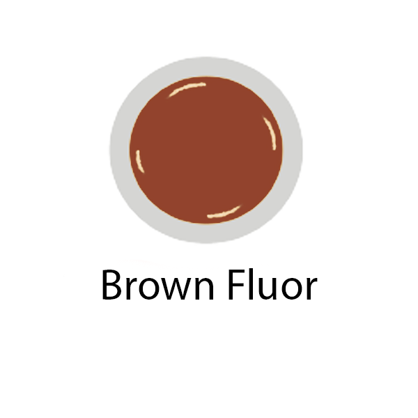 SD Ceram Stain Powder, Brown Fluor, порошковый краситель
