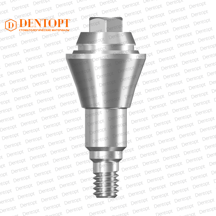 Абатмент прямой, совместимый с Straumann Bone Level Multi-Unit RC G/H=2.5 D=4.6