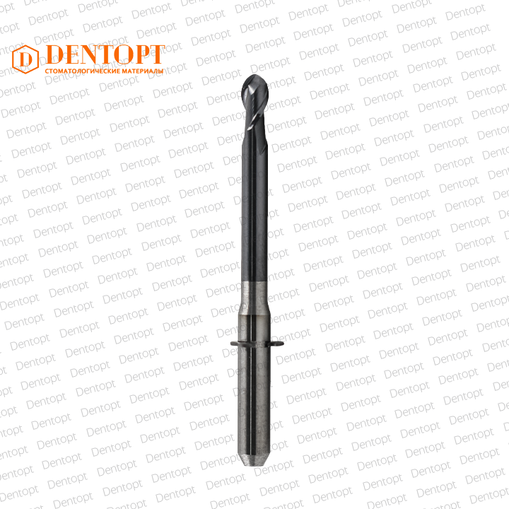 Зуботехническая фреза D=2.5 mm (shank 3 mm - 35 mm) по циркону для станков Wieland Mini