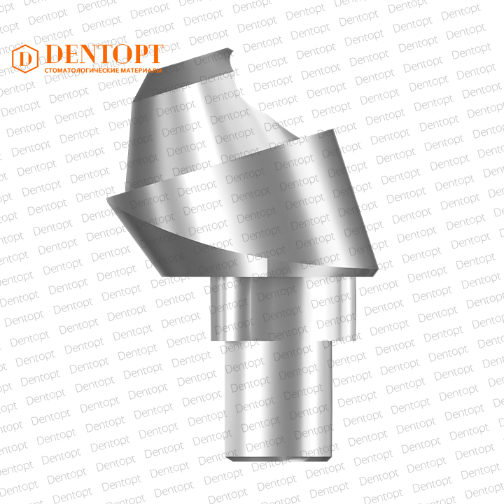 Абатмент угловой мультиюнит, совместимый с Nobel Replace Multi-Unit RP, G/H=3.0, угол=17°
