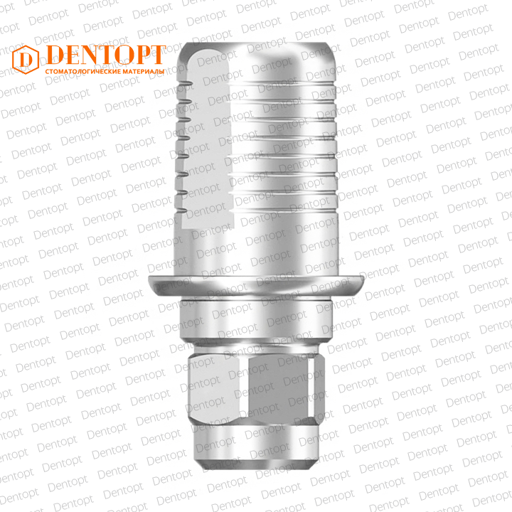 Титановое основание Flat, совместимое с XiVE 3.8 G/H=0.4, одиночка