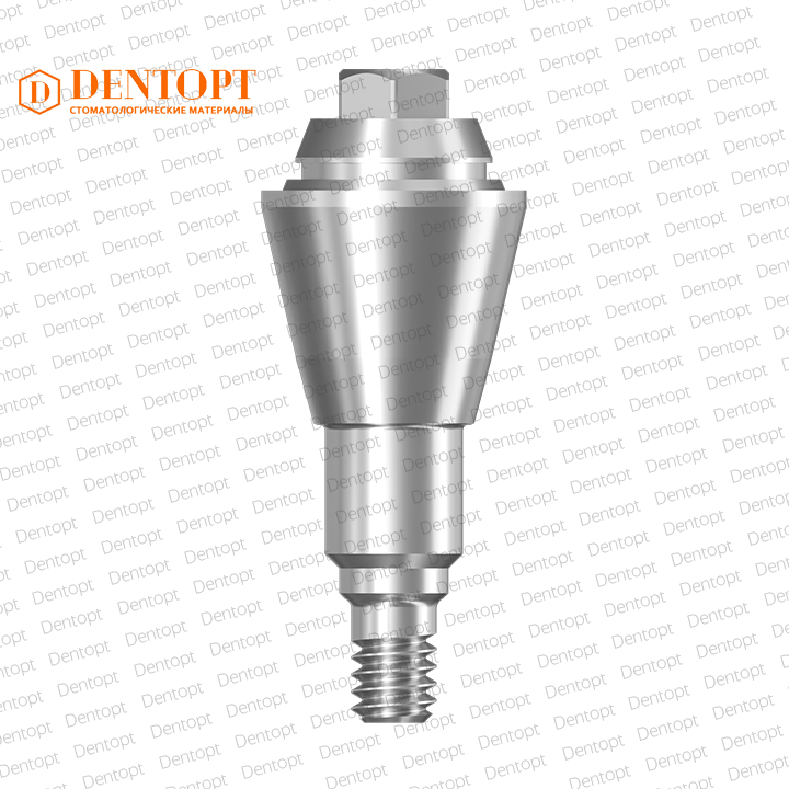 Абатмент прямой, совместимый с Straumann Bone Level Multi-Unit RC G/H=3.5 D=4.8